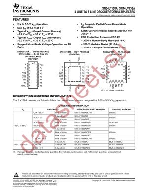 SN74LV138ADBRE4 datasheet  